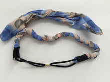 Women Girl Retro Boho bow ear Braided scarf Stretch Hair elastic head band Wrap
