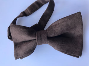 NEW MENS Adult Man Party Suede Cocktail Formal Wedding bow tie Necktie bowtie