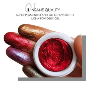 Eye Shadow Makeup Super Shine Shimmer Pigment Power Gel Glitter Eyeshadow Pot