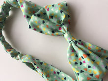 Women Lady Girl 70' 80' Retro Party bow Chiffon Headband Head Hair band Scarf