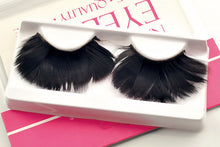 Dramatic Costume Volumed Feather Party Fake False Eyelashes