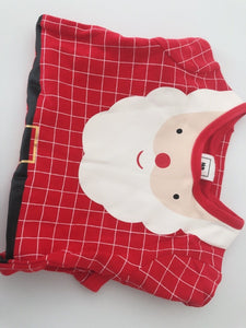 NEW Girl Boy Kid Baby Christmas Santa Clause Costume Party Red Romper Bodysuit