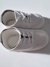 Baby Boy White Black Wedding Formal Party Synthetic leather Rubber Bottom Shoes
