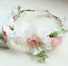 Women Flower Boho Party Wedding Beach Tiara Crown hair headband Garland Wreath