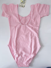 Girl Children Cotton Short Sleeves Ballet Jazz Dance Skate Gymnastics Leotard