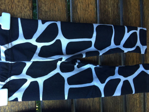 Kids Girls Children Baby fashion Funky Black Leopard Print Pants leggings 1-5YRS Giraffe skin pattern