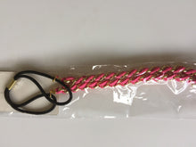 Women Braid BOHO Retro 70' 80' Suede Metallic Chain Headband Hair Cuff Head Band hot pink