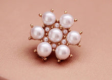 1PC Women Girls Retro Rhinestone shiny Look pearl Collar Hat brooch Brooche Pin