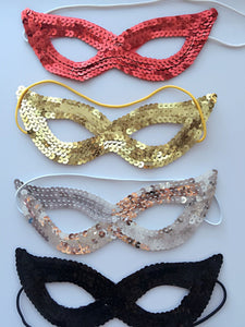 1X Women Lady Girl Boy Sequins Sequined Shiny Bling Ball Party Face Eye Mask