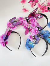 Women Party Fairy Butterfly Big hair head band headband Tiara Hoop Fascinator