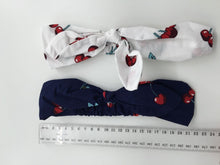 Girl Baby Kids CHERRY Fruit Print retro Bow Cotton Party Hair band Headband