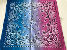 Women Girl Retro Rainbow Colorful Paisley Cotton Bandana Hair Headband Wrap