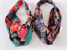 Women Boho Bohemian Cross Twist hair head headband band Scarf Wrap Bandana