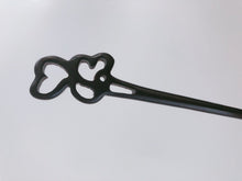 1x Women ebony wooden Oriental Updo Bun Styling boho hair Pin Stick Chopstick