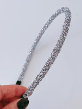 Women Bling Shiny Crystal look Bead Glitter Party Headband Hair Head Band Hoop