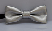 MENS Party Synthetic leather Cocktail Formal Wedding bow tie Necktie bowtie