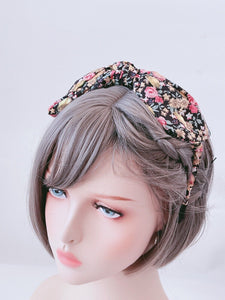 Women Girls Retro Chiffon Flower Big Bow Bowknot Hair Band Headband Wrap Hoop