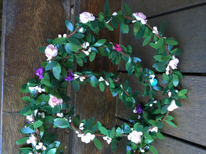 Women Girl Flower Fairy Boho Bridal Simple Beach Tiara Crown hair headband Garland