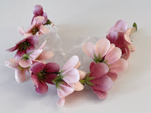 Women Flower Girls Boho Party Leaf orchid Braided hair headband Garland Tiara