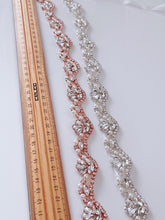 Women Crystal Rhinestone Prom Wedding Waist Formal Dress Satin Belt Waistband