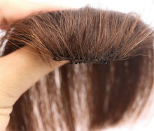 Women Hair extension Wig Wigs Piece Natural Human Hair Blunt Bang Fringe Clip