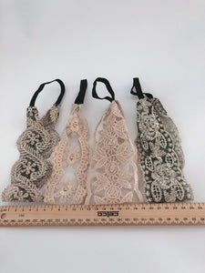 Women Girl Embroidery Boho Retro Lace Floral Headband Elastic Hair Head band