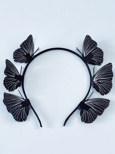 Women Girls Fairy Party Butterfly Hair Band Headband Tiara Hoop Fascinator