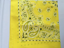Women Men Retro Hip hop Cotton biker dance Paisley Bandana Hair Headband Wrap