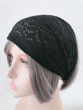 Women Bohemian BOHO Net Lace Wide Hair Bandana Wrap Head band headband Scarf