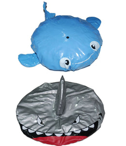 Kids Girl Boy Children Hair Wrap Sea Shark Waterproof Bath Shower Head Cap Hat