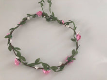 Girl Children Boho Fairy Blossom Flower Leaf hair headband Tiara Garland Wreath