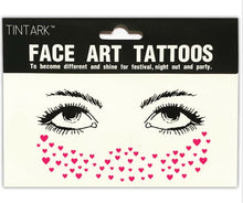 Women Tintark girl Face Mini Flower Body Temporary Tattoo Freckle art Sticker