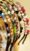 1x Women Girl Lady Colorful Crystal Beads Rhinestone Look Headband Hair Band