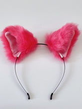 Women Children Fluffy Fur Cat Kitty fox animal Costume Ear Party Hair head band