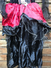 Kid Girl Children Halloween Party Black Skull Skeleton Vampire Costume Dress