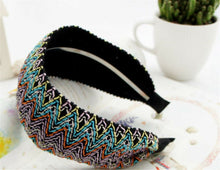 Women Retro Hippie BOHO Wide Hair Band Head Band Headband Bandana Style Hoop