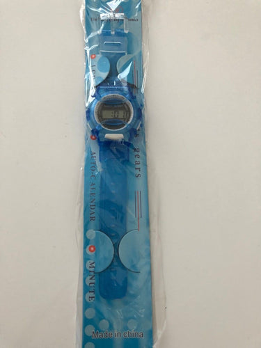 Children Kids Girls Boys Sports PU Jelly Band Wrist Watch Christmas Gift him her BLUE