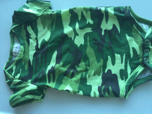 Boy Kid Baby Army Military Party Cotton Camouflage Green Camo Romper Bodysuit