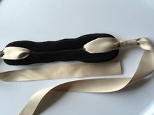 Girl Women school ribbon bow Dance Pro Bun Ball stick ponytail holder hair band Beige