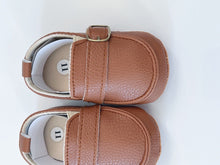 Baby Boy White Brown Black Wedding Formal Party Synthetic leather Soft Shoes