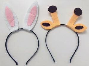 Women Kid Bunny Rabbit Or Giraffe Animal Ear Party Hair head band Headband Prop