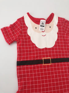 NEW Girl Boy Kid Baby Christmas Santa Clause Costume Party Red Romper Bodysuit