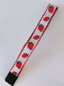 Girl Kids Cute Retro Stick On Cotton Light Embroidery Hair Headband Head band