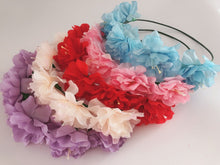Women Fabric Flower Boho Party festival Crown hair head band headband Garland