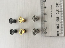 New Lady Diamond Shape Chic 316L Surgical Stainless Steel Titanium Earrings Stud