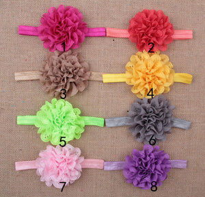 Baby Kids Children Girl Christening Shower Lace Flower Hair Head band headband