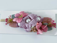 Kid Girl Children Lace Pearl Flowers Elastic Birthday Hair Head band Photo Prop