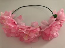 Women Fabric Flower Boho Party festival Crown hair head band headband Garland