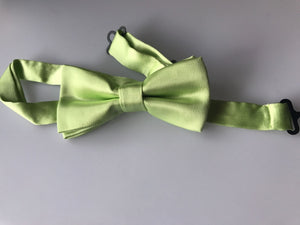 AU Boys Kid Child Party Plain Pre-tied Wedding Formal bow tie Necktie bowtie Solid Light Green bowtie