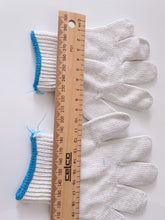 Kids Children Work Protective Cotton Yarn SHORT Gloves Mittens 3-12 Years